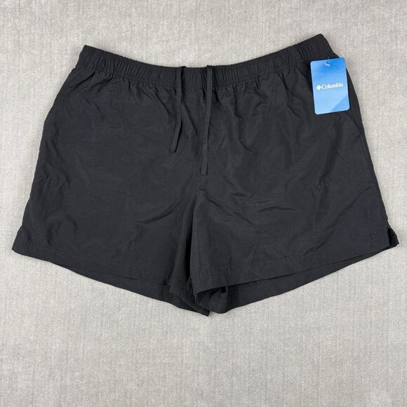 Columbia Pants - Columbia Shorts Women’s XL Black Nylon Outdoor Court 4.5” Inseam Drawstring
